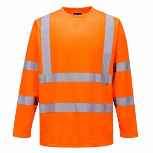 S178 - T-shirt HiVis Manches Longues Orange