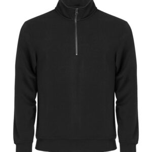 CLIQUE - Basic Half Zip - Camionneur- Noir